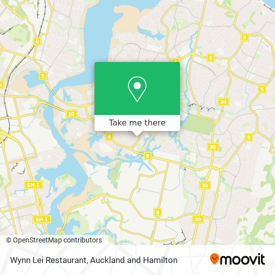 Wynn Lei Restaurant map