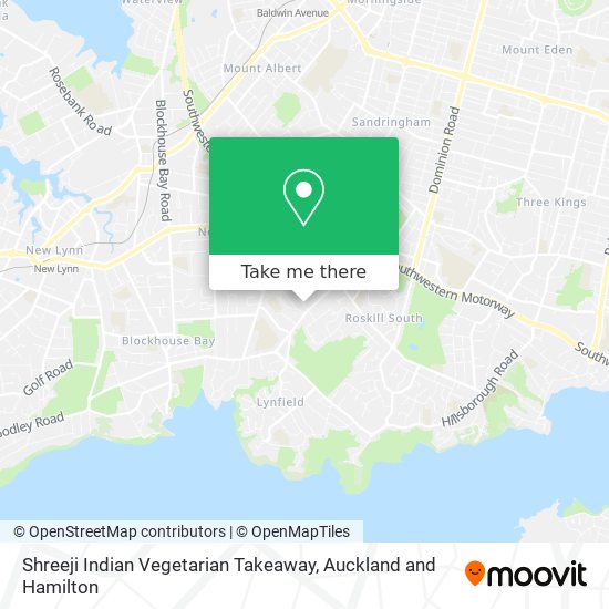 Shreeji Indian Vegetarian Takeaway map