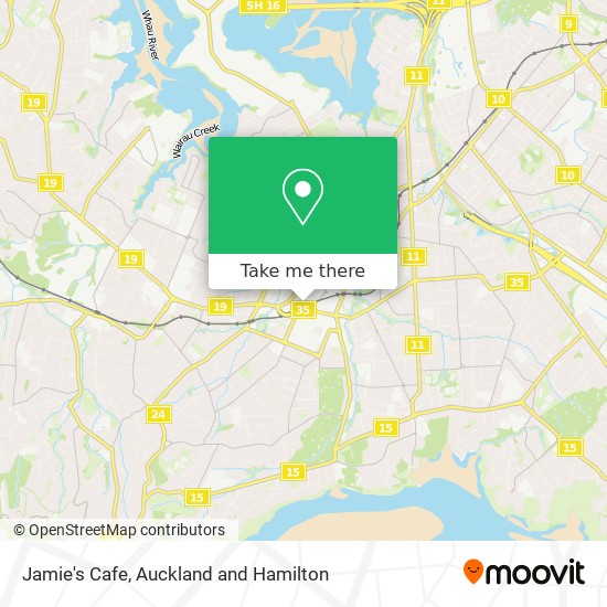 Jamie's Cafe map