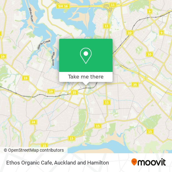 Ethos Organic Cafe map