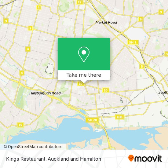 Kings Restaurant map