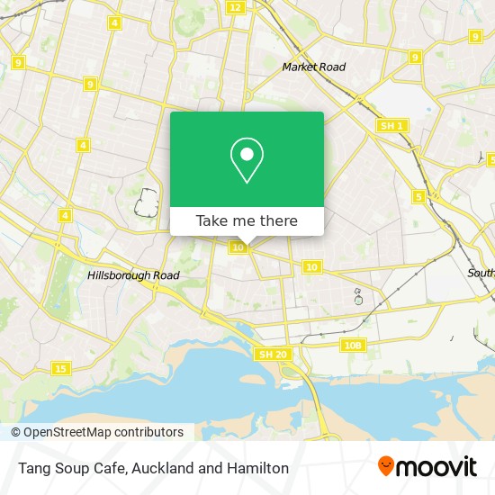 Tang Soup Cafe map