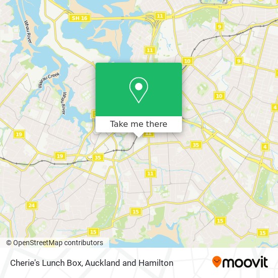 Cherie's Lunch Box map