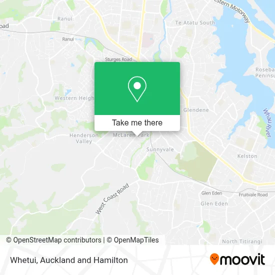 Whetui map