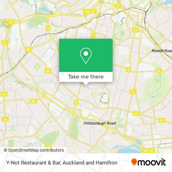 Y-Not Restaurant & Bar map