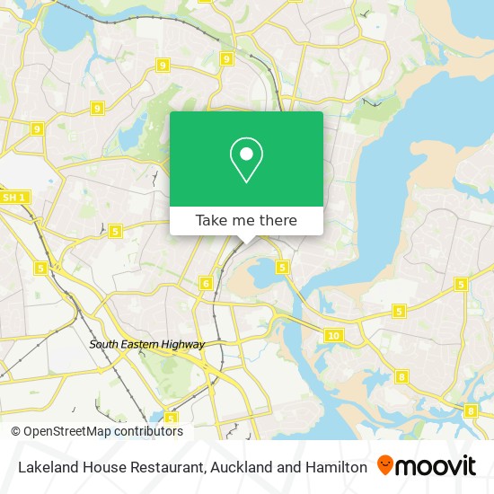 Lakeland House Restaurant地图