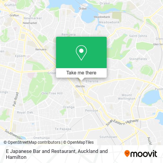 E Japanese Bar and Restaurant地图