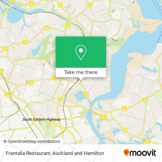 Frantalia Restaurant map