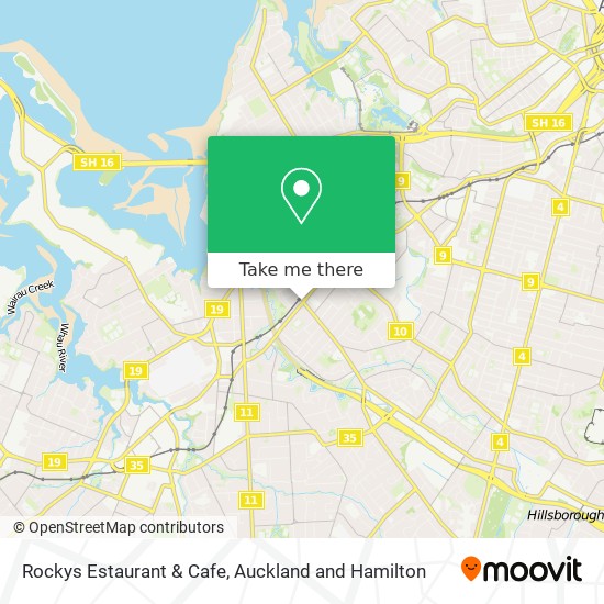 Rockys Estaurant & Cafe map