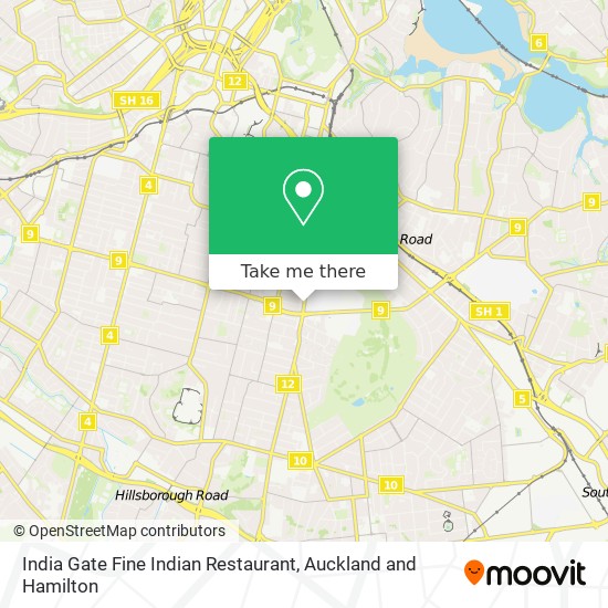 India Gate Fine Indian Restaurant地图