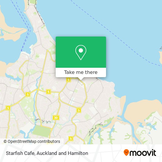Starfish Cafe map