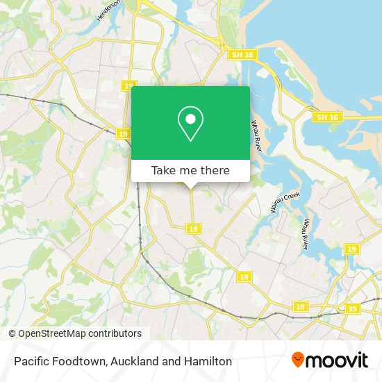 Pacific Foodtown map