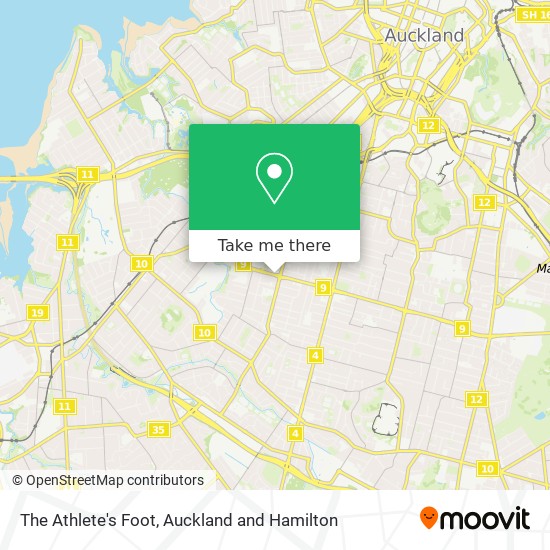 The Athlete's Foot map