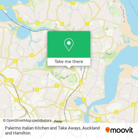 Palermo Italian Kitchen and Take Aways map