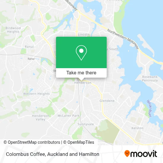 Colombus Coffee map
