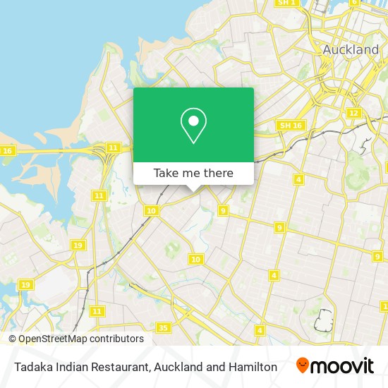 Tadaka Indian Restaurant map