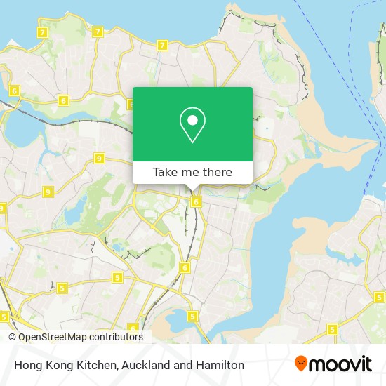 Hong Kong Kitchen map