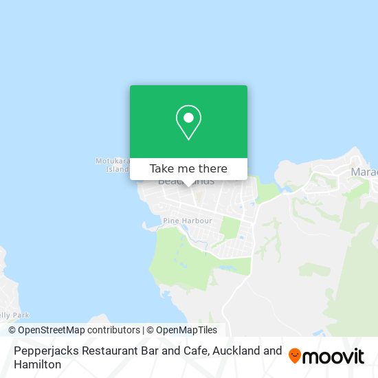 Pepperjacks Restaurant Bar and Cafe map
