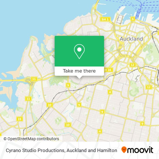 Cyrano Studio Productions map