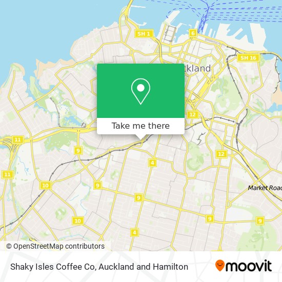 Shaky Isles Coffee Co map
