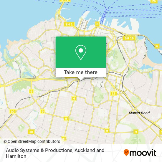 Audio Systems & Productions map