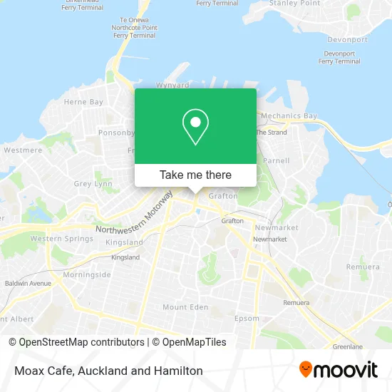 Moax Cafe map