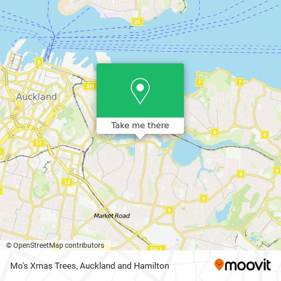 Mo's Xmas Trees map