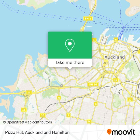 Pizza Hut map