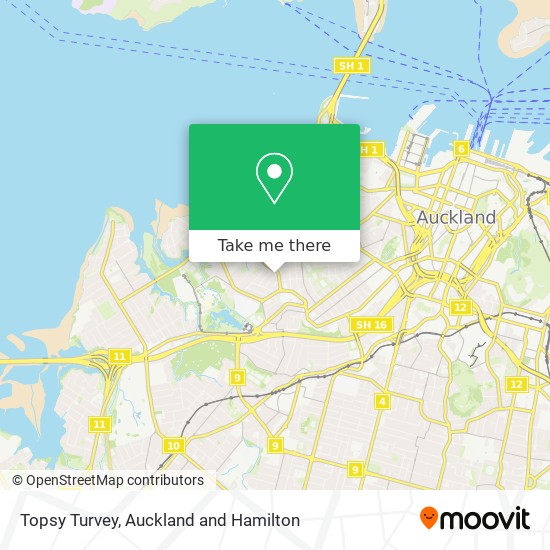 Topsy Turvey map