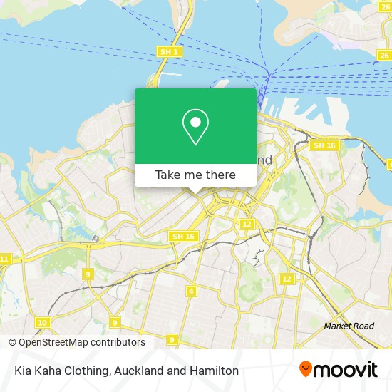 Kia Kaha Clothing map