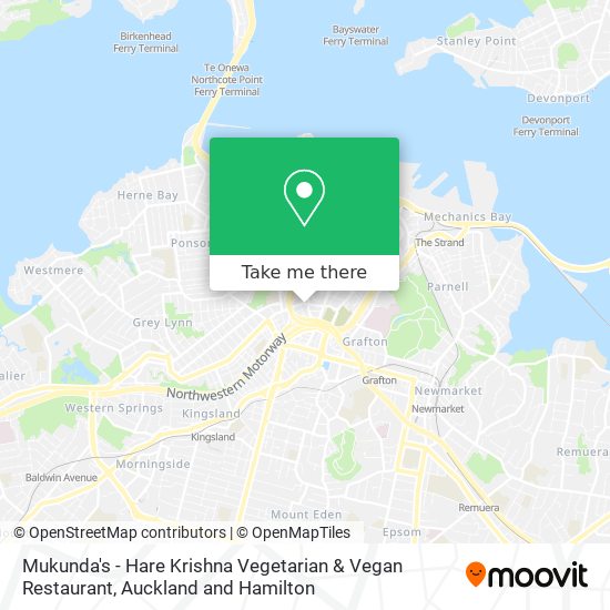 Mukunda's - Hare Krishna Vegetarian & Vegan Restaurant map