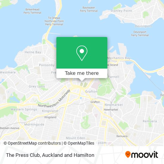 The Press Club map