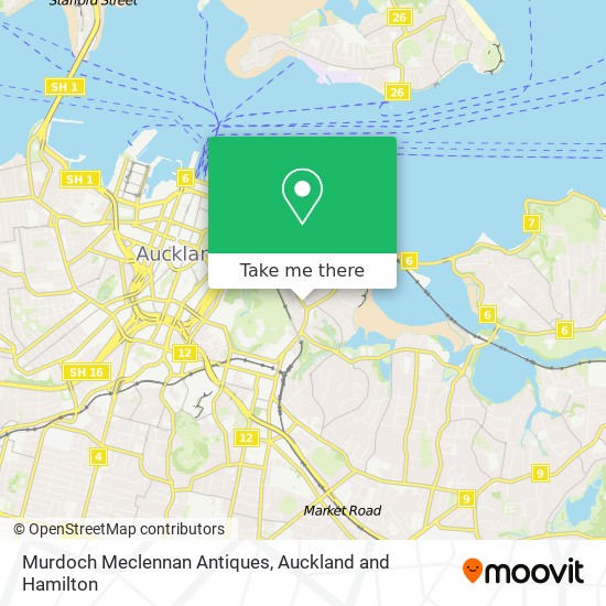 Murdoch Meclennan Antiques map