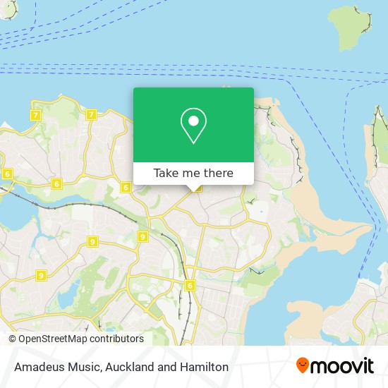 Amadeus Music map