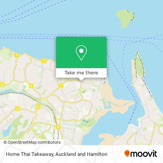 Home Thai Takeaway map