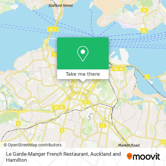 Le Garde-Manger French Restaurant map