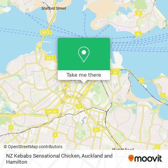 NZ Kebabs Sensational Chicken地图