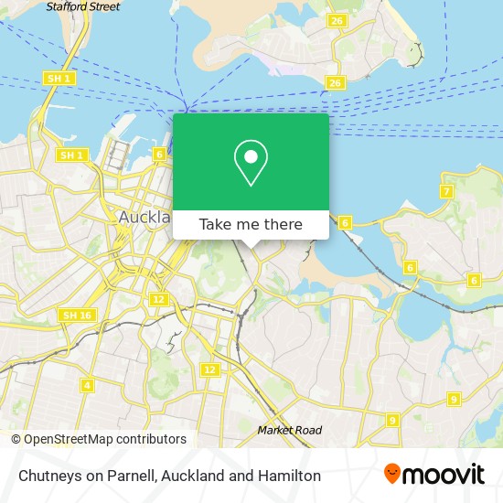 Chutneys on Parnell地图