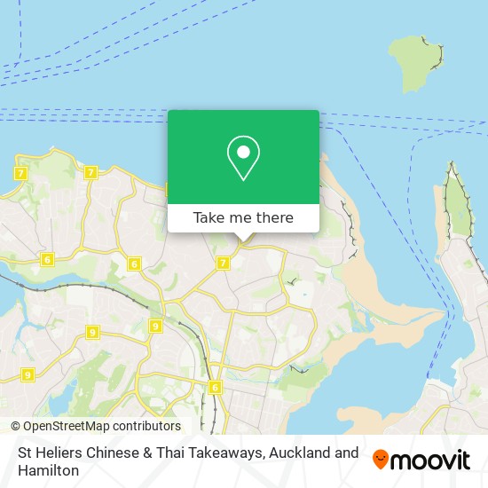 St Heliers Chinese & Thai Takeaways map