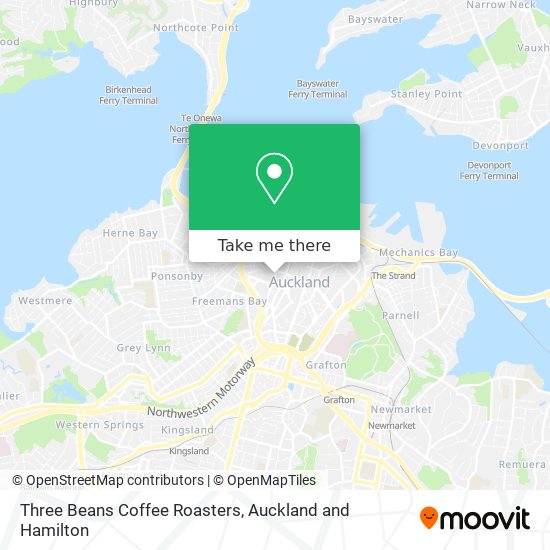 Three Beans Coffee Roasters map