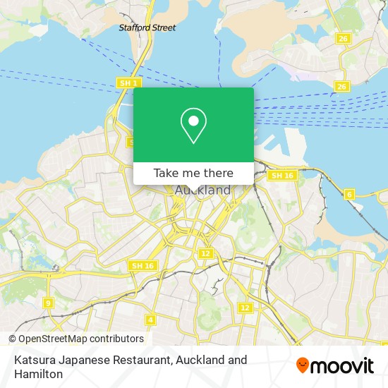 Katsura Japanese Restaurant map
