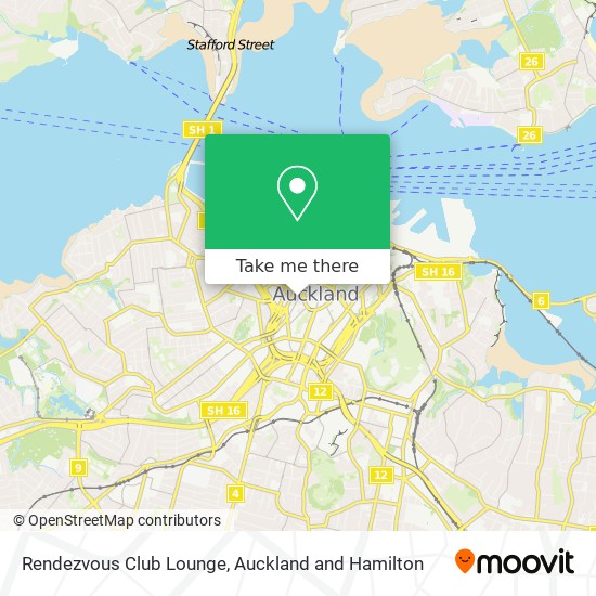 Rendezvous Club Lounge map