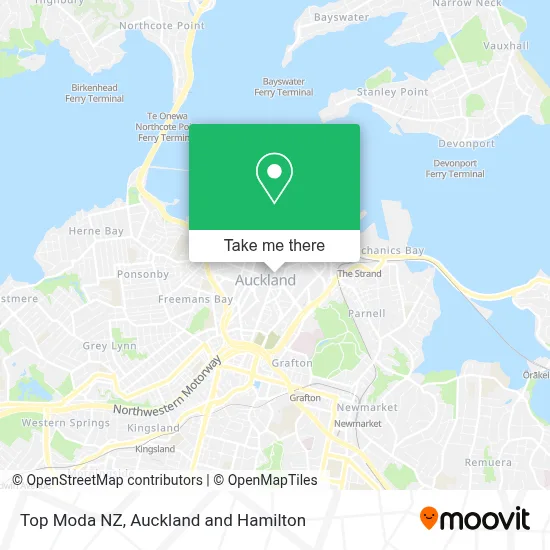 Top Moda NZ map