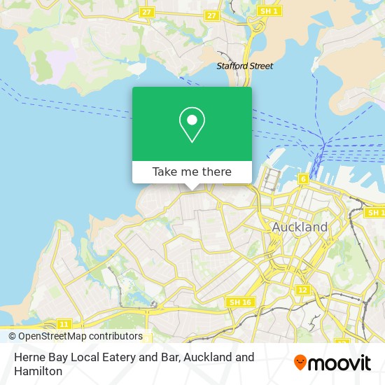 Herne Bay Local Eatery and Bar map