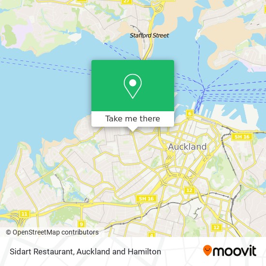Sidart Restaurant map