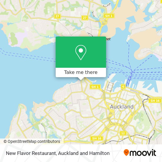 New Flavor Restaurant map