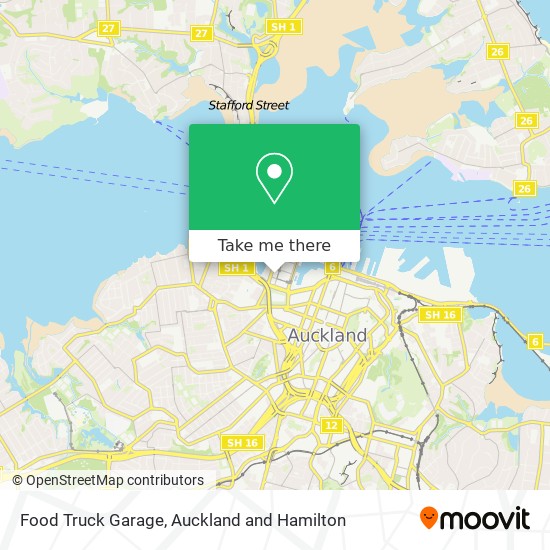 Food Truck Garage map