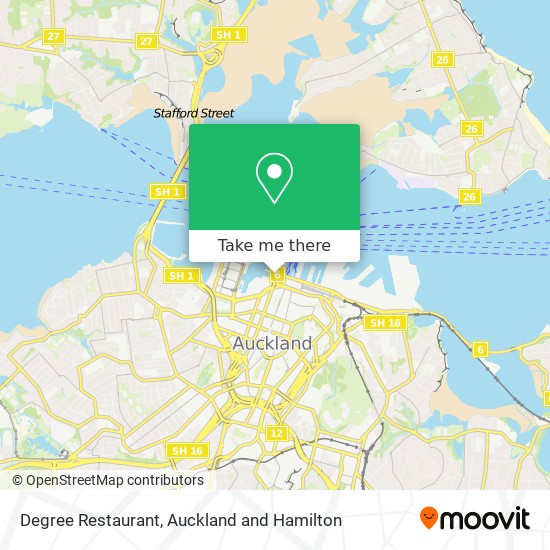 Degree Restaurant map