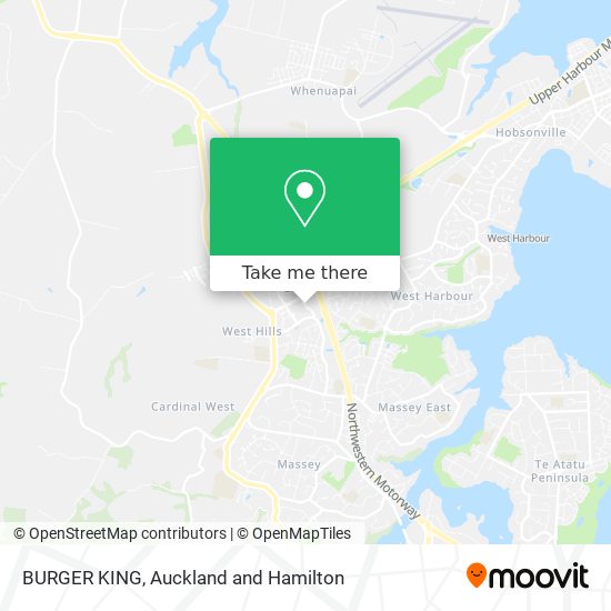 BURGER KING map