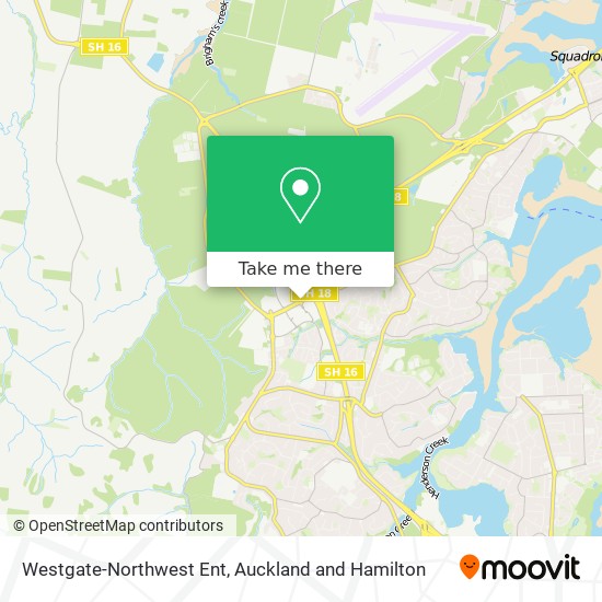 Westgate-Northwest Ent map